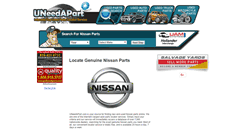 Desktop Screenshot of nissan-parts.uneedapart.com