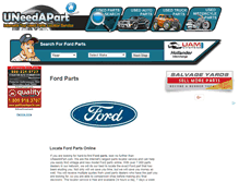 Tablet Screenshot of ford-parts.uneedapart.com