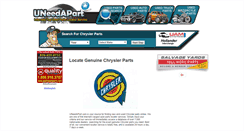 Desktop Screenshot of chrysler-parts.uneedapart.com